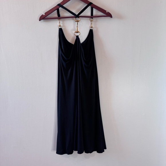 Vintage Cache Horsebit Spaghetti Strap Dress for Vacation or Party Size 10 - Picture 7 of 7